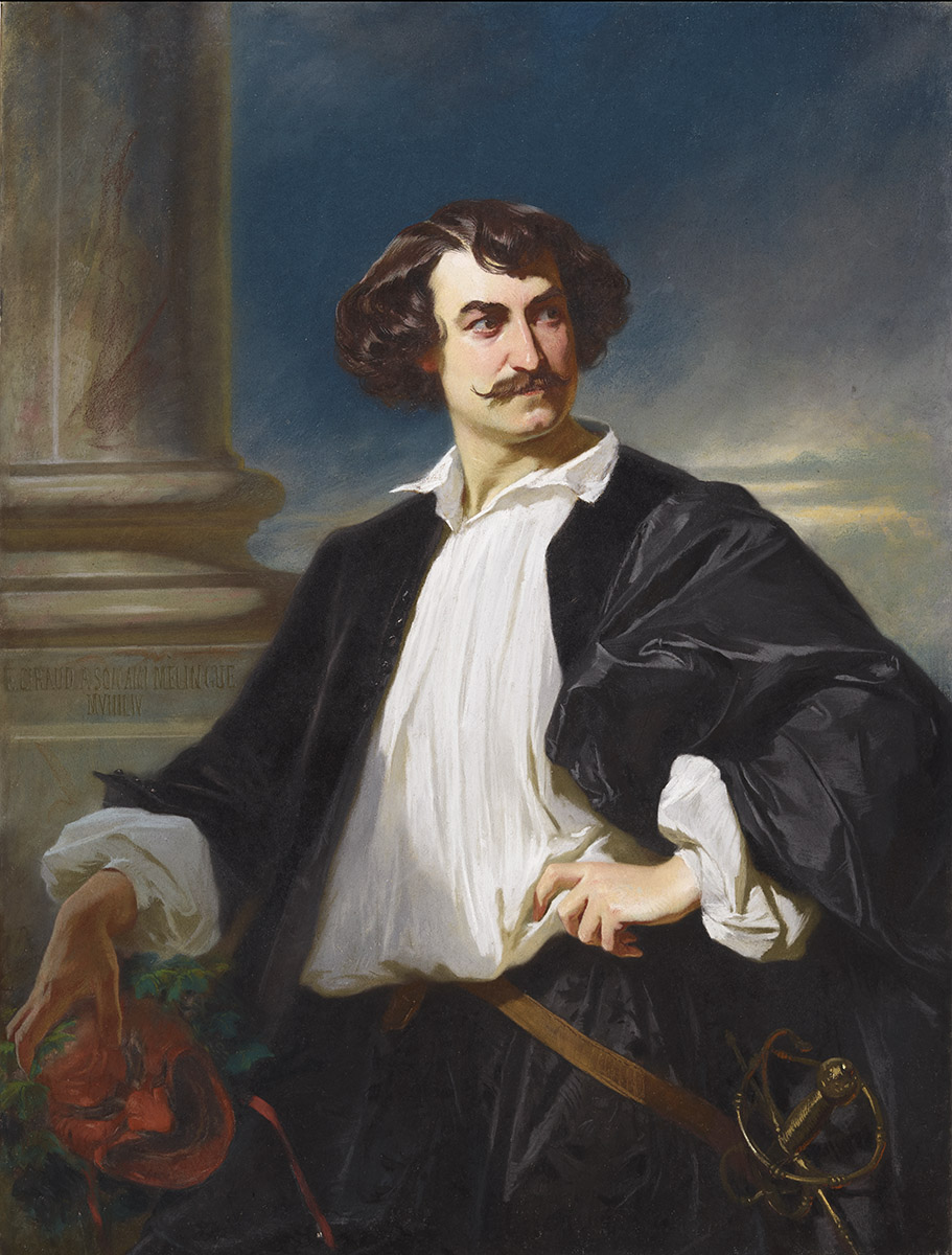 Portrait d'Étienne Mélingue dans le rôle de Salvator Rosa_0